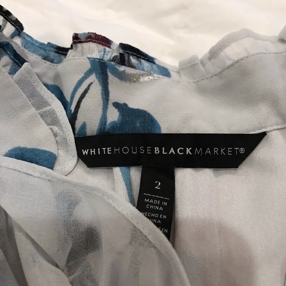 BEAUTIFUL WHITE HOUSE/BLK MKT BRAND NEW w/ruffles! - Picture 5 of 10